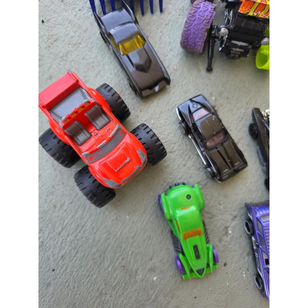 Mixed Toy Lot Monster Trucks Hot Wheels Spider-Man My Little Pony Batman 15pc D1